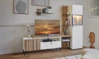 Topaze-composition - meuble TV craie